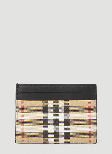 Burberry 체크 카드홀더 베이지 bur0151172