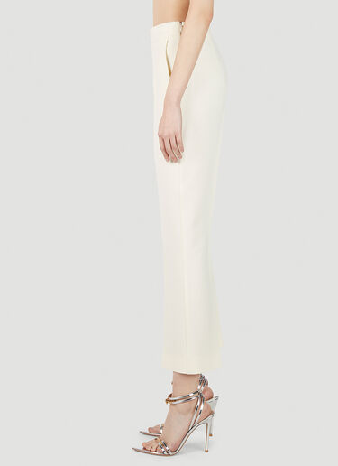 Max Mara Nepeta Tailored Pants White max0251012