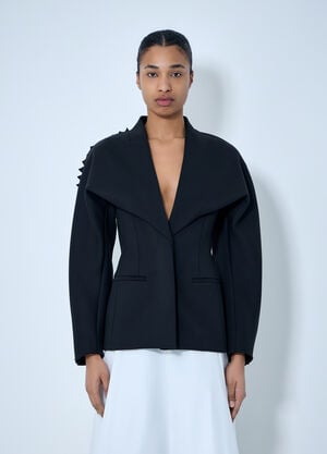 Jacquemus Structured Tailored Jacket Black jac0264007
