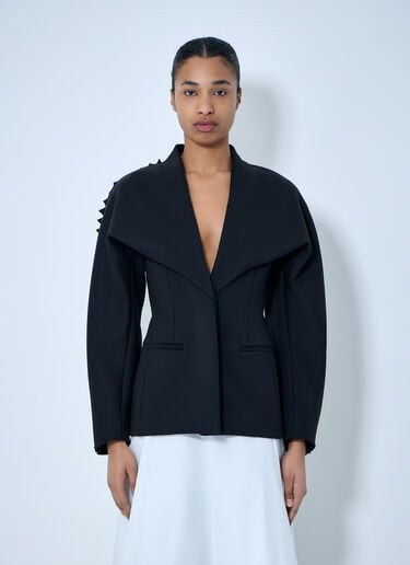 Jacquemus Structured Tailored Jacket Black jac0264007