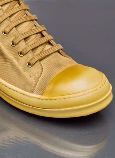 Rick Owens DRKSHDW Low Corduroy Sneakers Yellow drk0156017