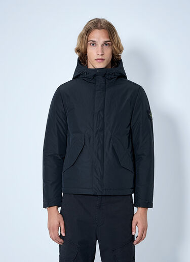 LN-CC® - Stone Island: Hooded Jacket with Patch Detail - Navy Stone Island Hooded Jacket with Patch Detail Navy sto0165007