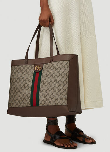Gucci Ophidia GG Tote Bag Brown guc0239111