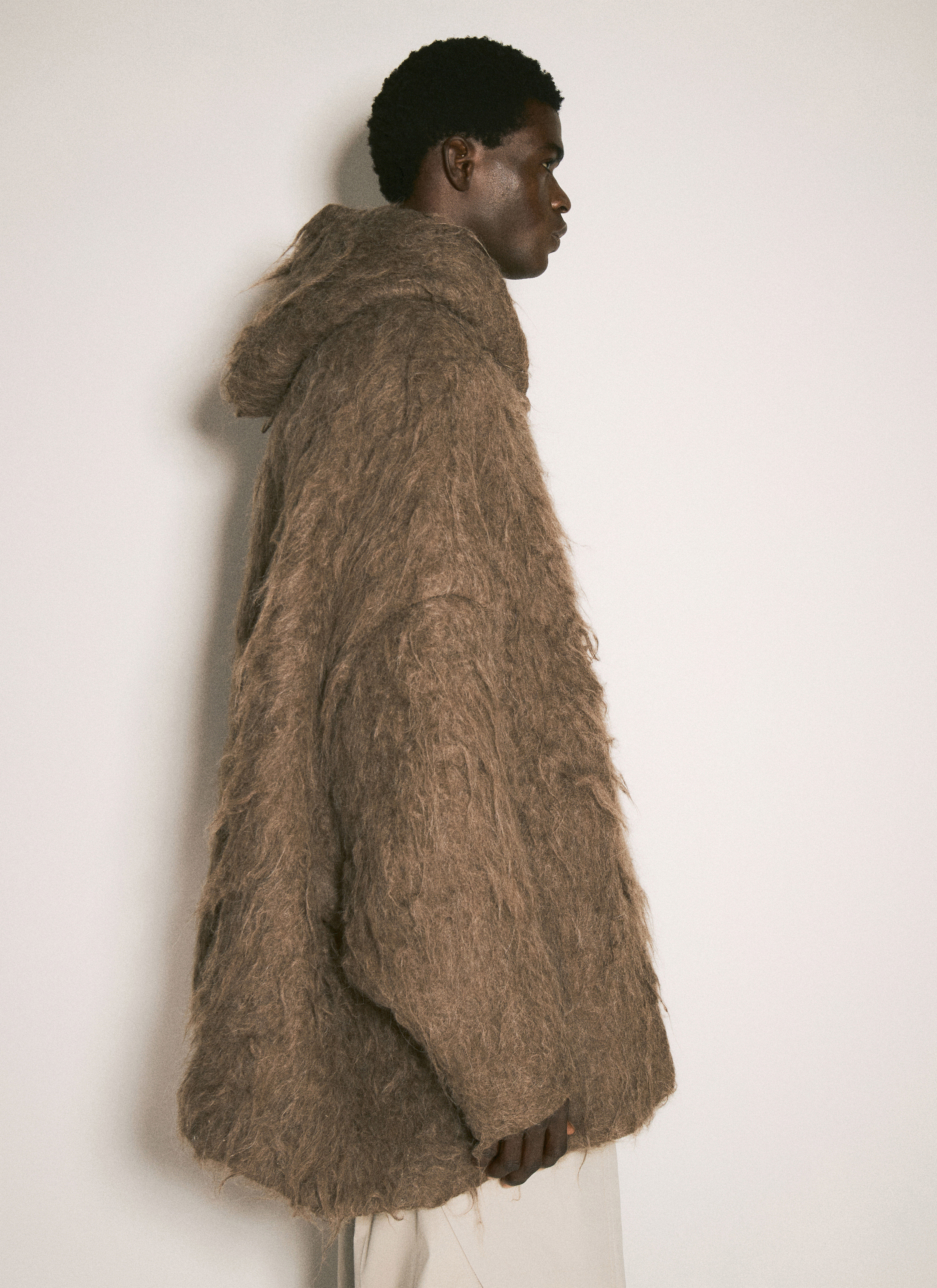 Rick owens fur jacket online
