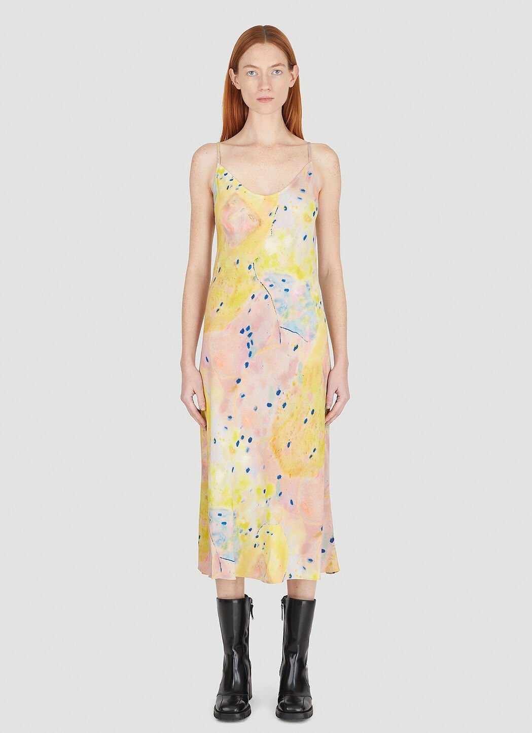 Marc Jacobs Bias Slip Dress in Yellow LN CC
