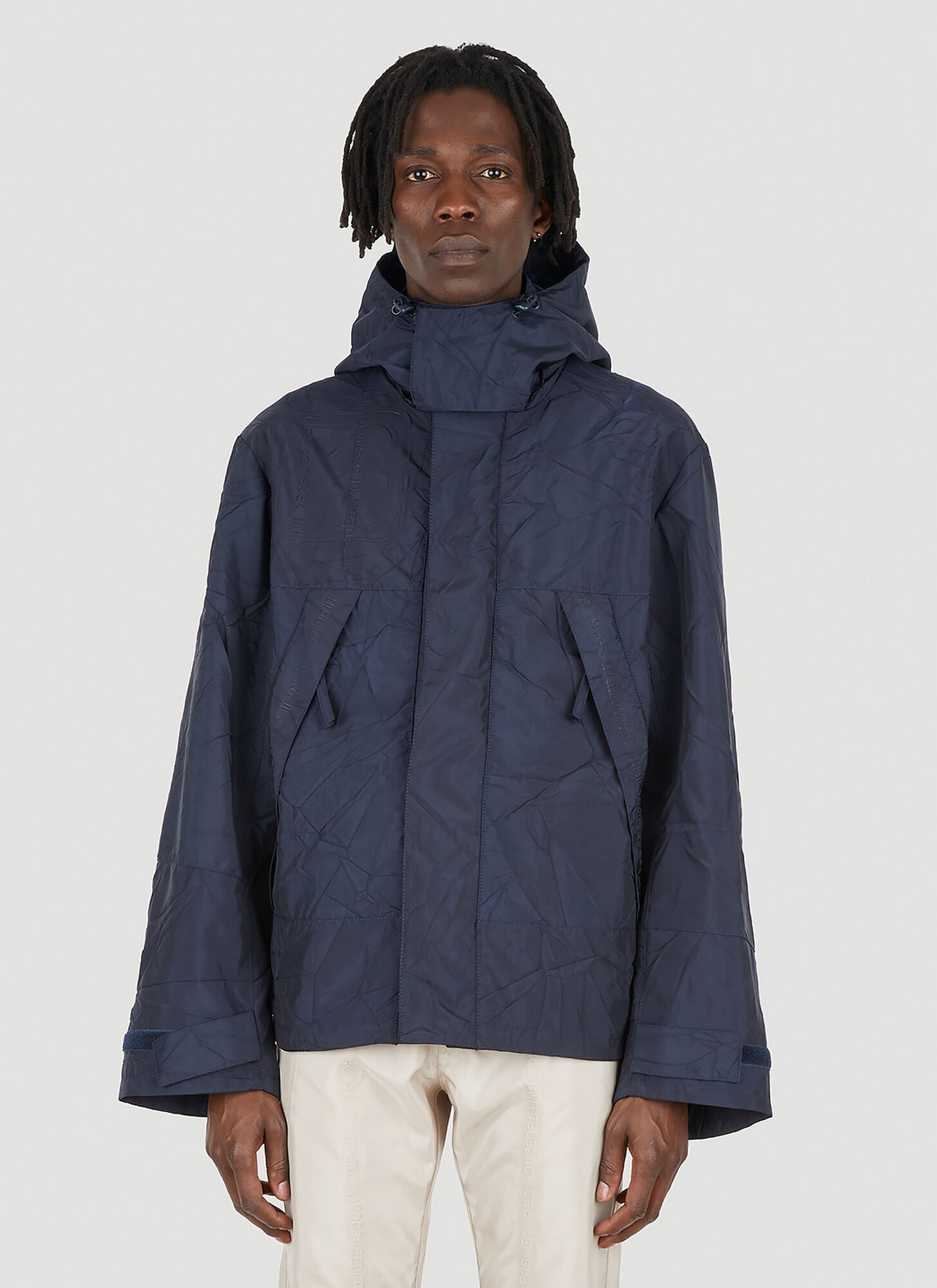 Kanghyuk Readymade Airbag Hooded Jacket In Blue