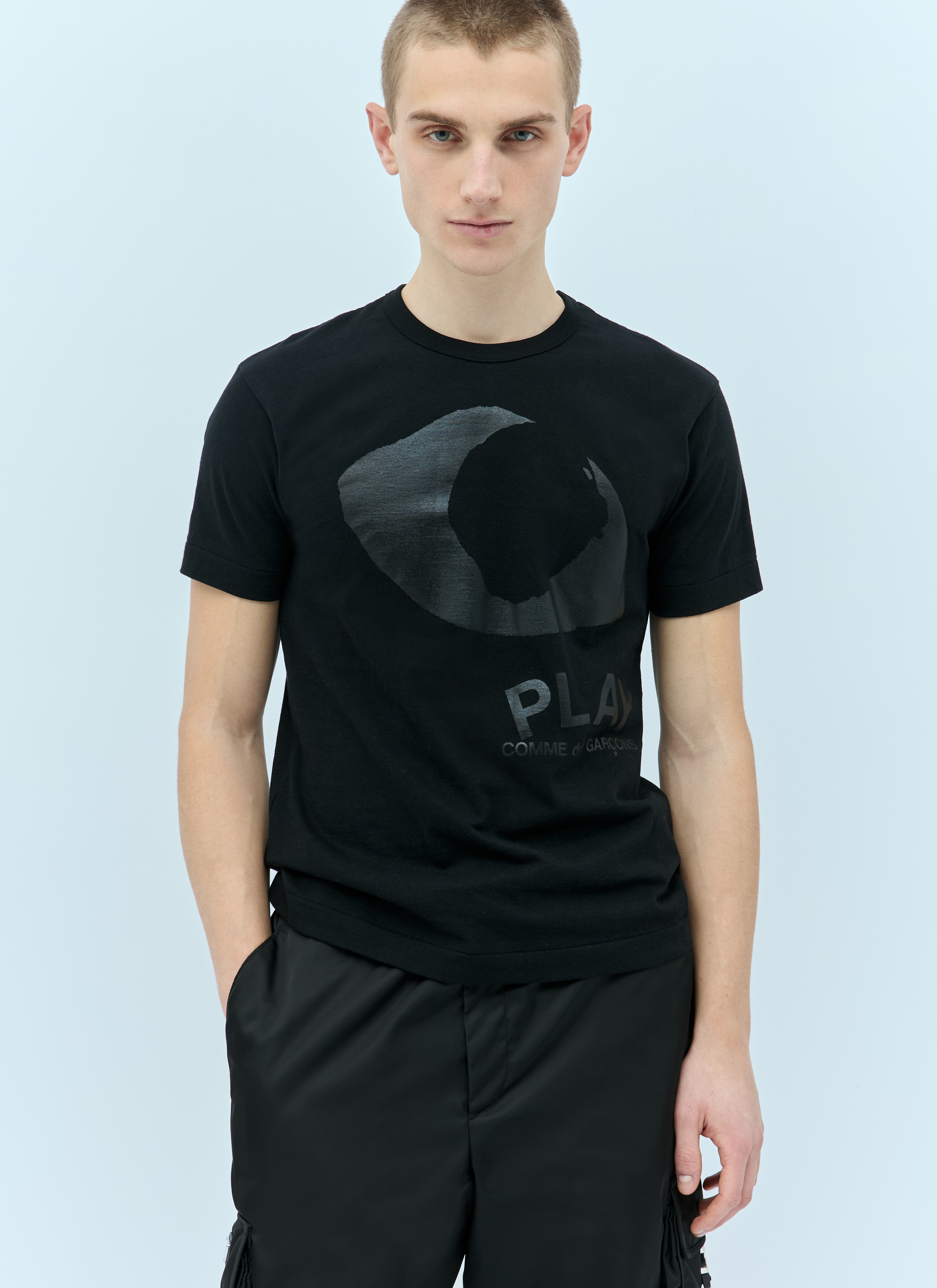 Comme Des Garçons PLAY Play T-Shirt Black cpl0356001