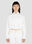 Tekla Cropped Long Sleeve Shirt White tek0353012