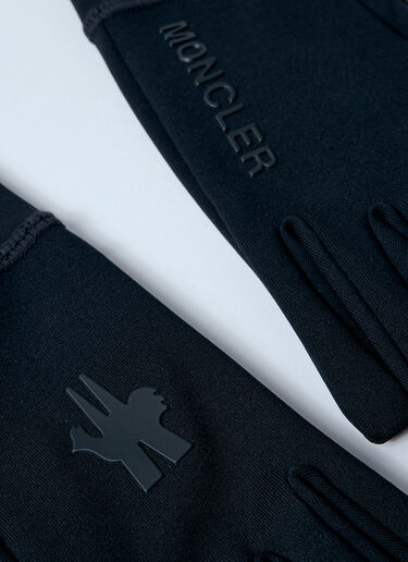 Moncler Grenoble Touch Screen Jersey Gloves Black mog0259004
