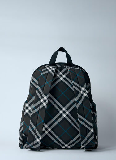 Burberry 格纹双肩包  黑色 bur0159044