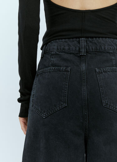 KHAITE Isla Denim Jeans Black kha0254003