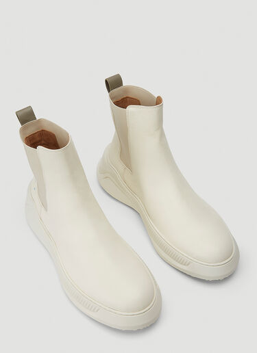 OAMC Free Solo Chelsea Boots  White oam0144023