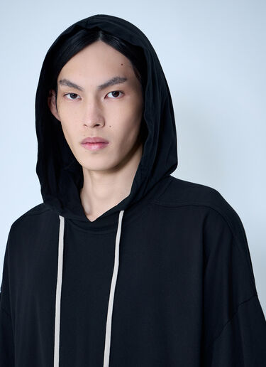 Rick Owens DRKSHDW Tommy Hustler Hoodie Black drk0164025
