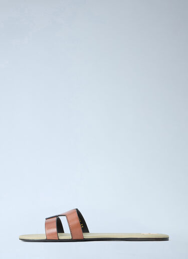 LN-CC® - Saint Laurent: Mabrouka Slides - Brown Saint Laurent Mabrouka Slides Brown sla0264024