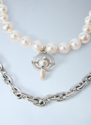 LN-CC® - Vivienne Westwood: Aïda Necklace - Silver Vivienne Westwood Aïda Necklace Silver vvw0366001