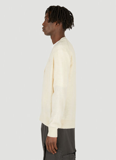 Acne Studios 로고 가디건 크림 acn0147013