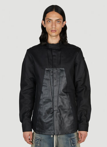 Rick Owens Splintered Panel Jacket Black ric0152001