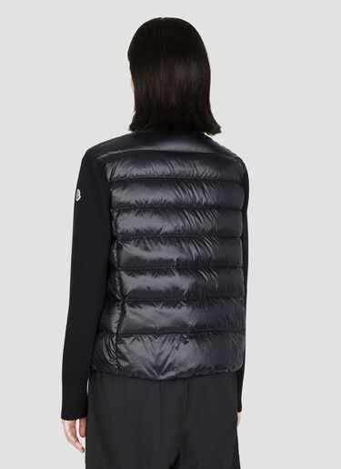Moncler Padded Wool Cardigan Black mon0254041