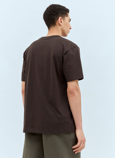 Heer T-Shirt Dries Van Noten Heer T-Shirt Dark Brown dvn0158018
