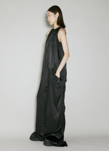 サテンフルイドジャンプスーツ Rick Owens サテンフルイドジャンプスーツ ブラック ric0253012