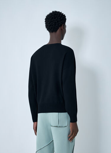 Wool-Blend Sweater Kiko Kostadinov Wool-Blend Sweater Black kko0162008