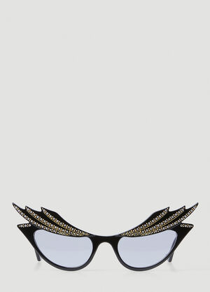 Gucci Hollywood Forever Cat Eye Sunglasses Black guc0247360