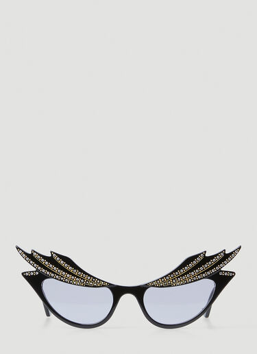 Gucci Hollywood Forever 猫眼太阳镜 黑 guc0247360