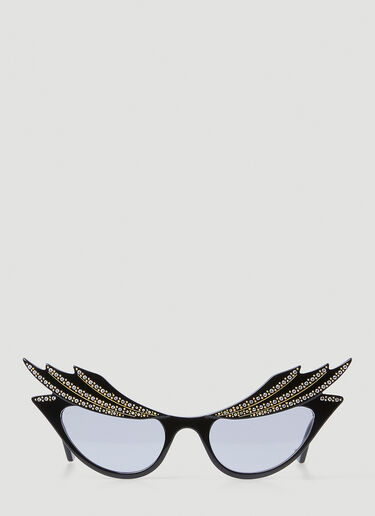 Gucci Hollywood Forever Cat Eye Sunglasses Black guc0247360