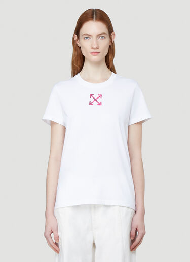 Off-White Arrow Print T-Shirt White ofw0239002
