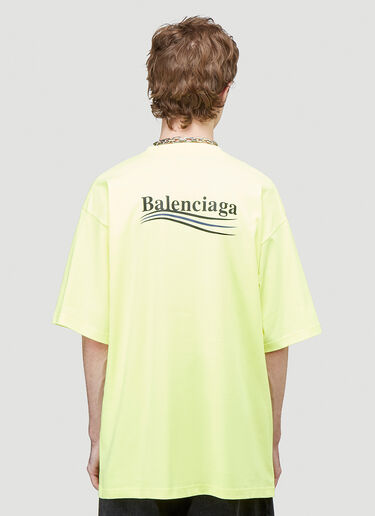 Balenciaga Large Fit T-Shirt Yellow bal0143021