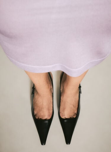 Lee Slingback Pumps Saint Laurent Lee Slingback Pumps Black sla0257042