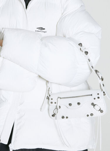 Balenciaga Le Cagole XS Sling Shoulder Bag White bal0255061