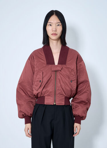 Chloé Bomber Jacket Light Burgundy chl0265009