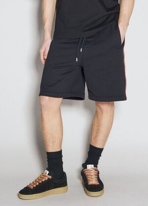 Lanvin Side Curb Shorts Black lnv0158001