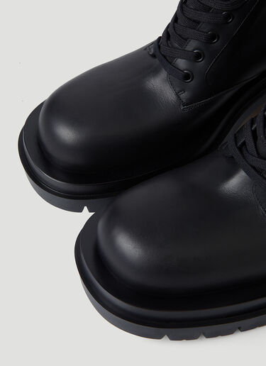 Bottega Veneta Lace-Up Lug Boots Black bov0245123