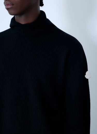 펠트 울 후드 스웨터 Moncler + Jil Sander 펠트 울 후드 스웨터 블랙 mjl0162006