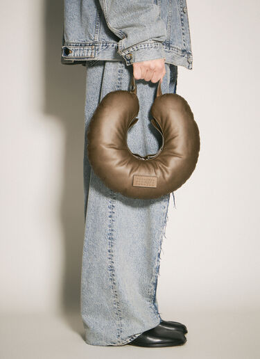 MM6 Maison Margiela Travel Pillow Bag Brown mmm0358001