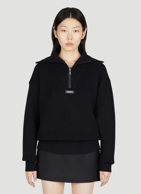 Coperni ハーフジップボクシーセーター White cpn0253018