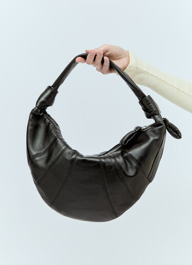 Lemaire Fortune Croissant Shoulder Bag Black lem0256020