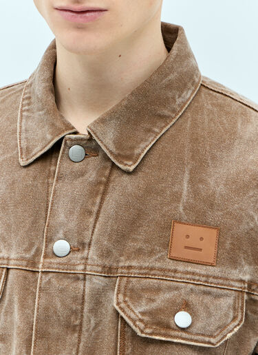 Acne Studios Padded Denim Jacket Brown acn0155002