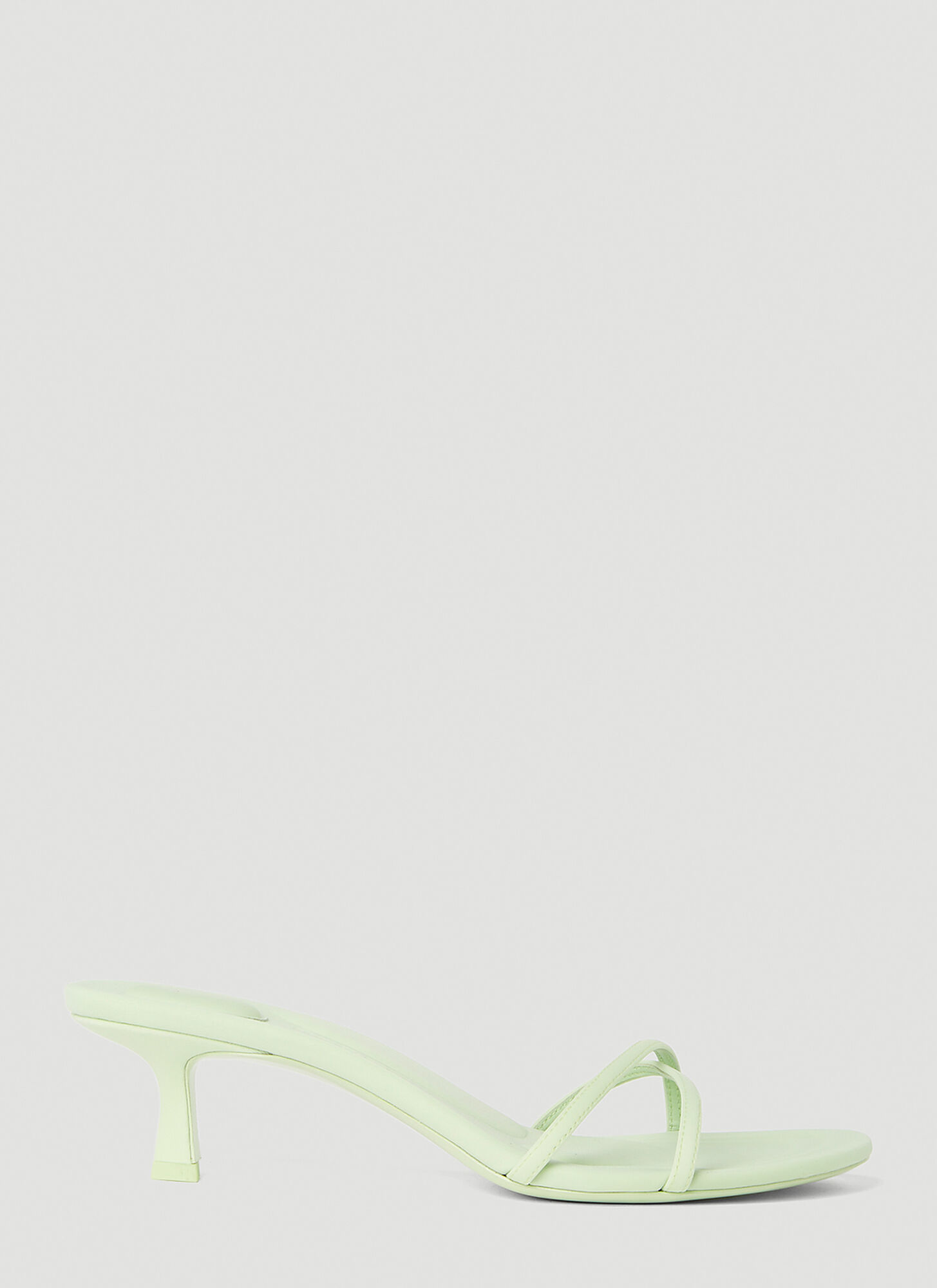 Alexander Wang Dahlia Kitten Heel Sandals Female Green