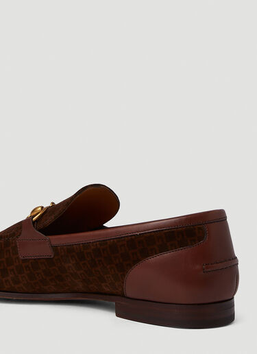 Gucci Jordaan Horsebit Loafers Brown guc0151072