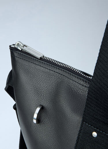 LN-CC® - Rick Owens: Tower Trolley Bag - Black Rick Owens Tower Trolley Bag Black ric0165033