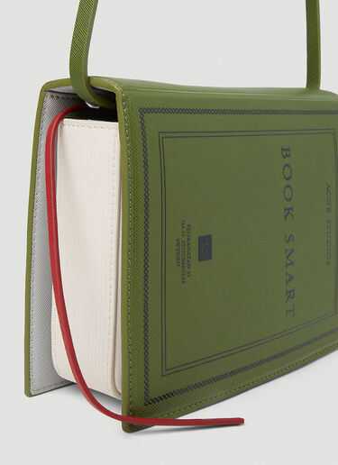 Acne Studios Book Smart Shoulder Bag Green acn0251009