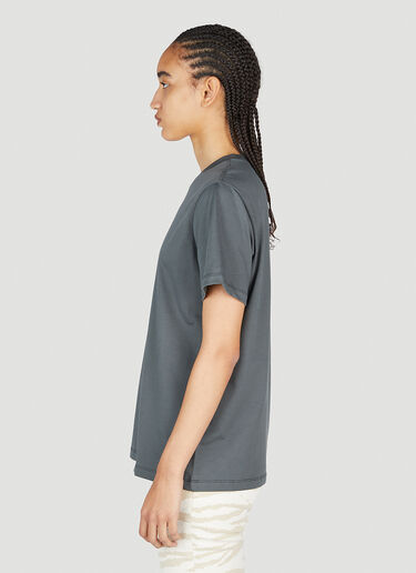 GANNI Have A Nice Day T-Shirt Grey gan0253081