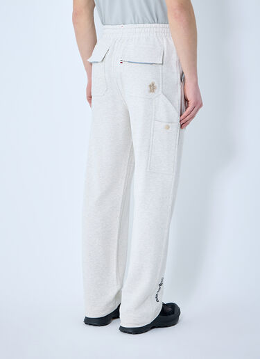 Moncler Grenoble Logo Patch Track Pants White mog0159008