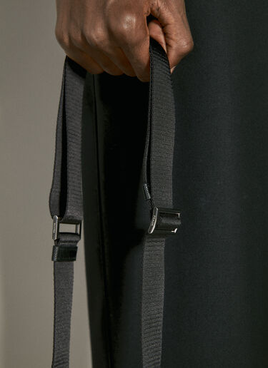 Prada Saffiano Leather Crossbody Phone Holder Black pra0153029