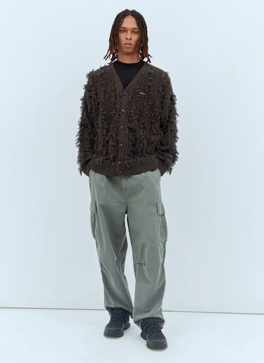Fringed Knit Cardigan Patta Fringed Knit Cardigan Grey pat0156006