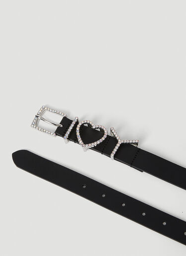 Y/Project Embellished Y Heart Belt Black ypr0252033