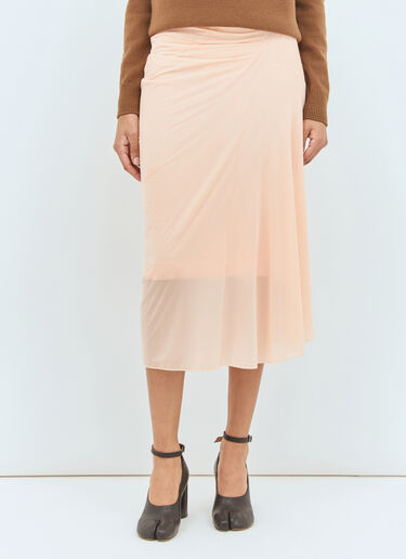 Dries Van Noten 长款垂褶半裙 粉色 dvn0258011